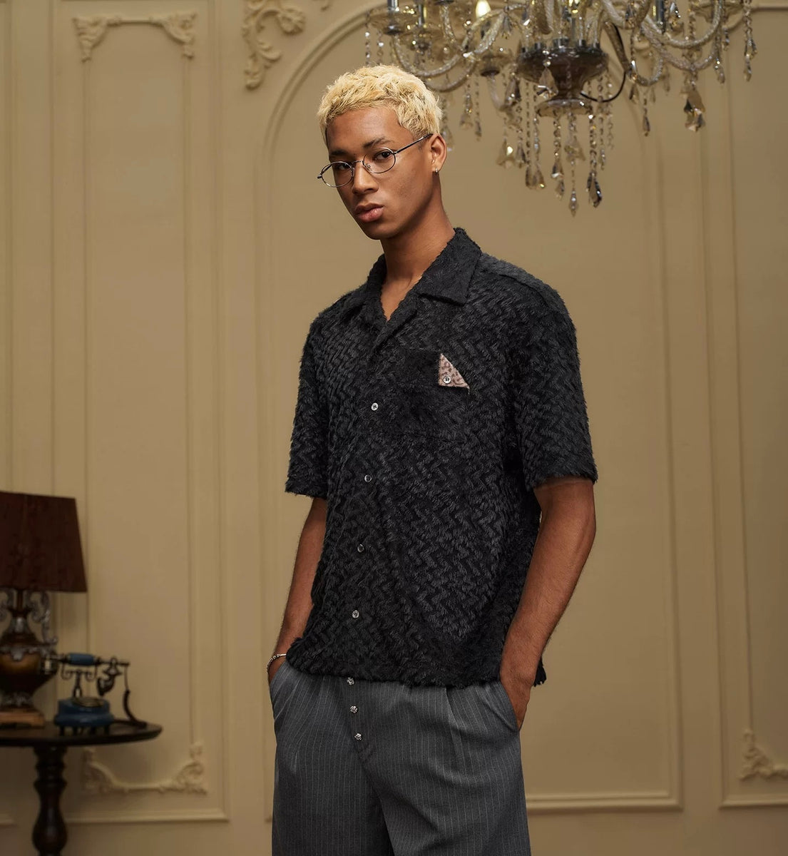 Textured Short Sleeve Shirt – DPSTWR